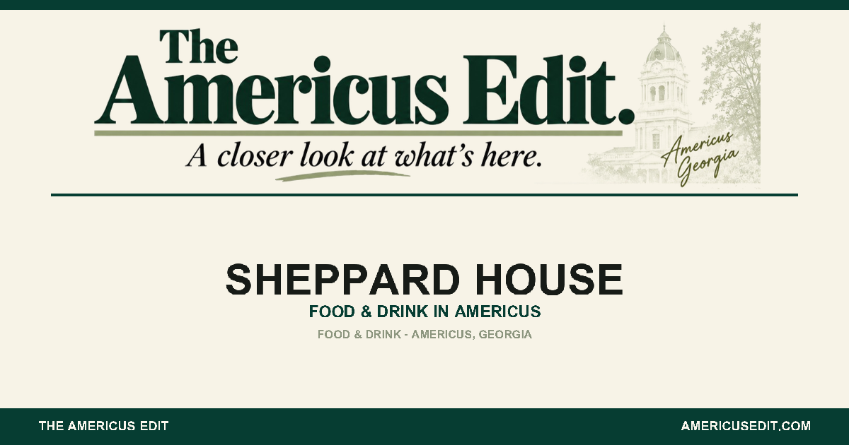 Branded share card for Sheppard House on The Americus Edit